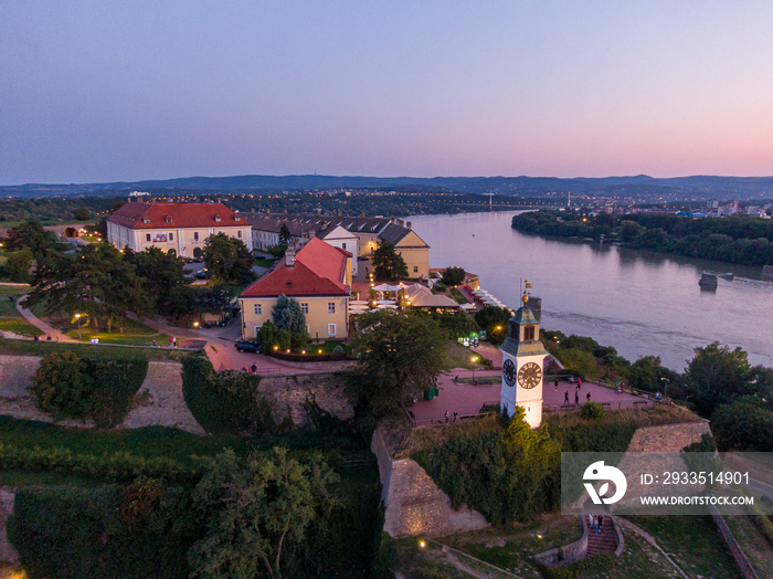 Sunsets above Petrovaradin, Novi Sad (Serbia)