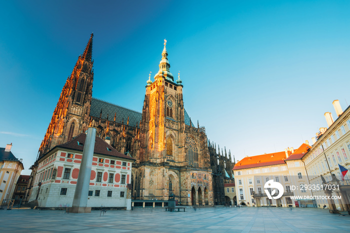 St. Vitus Cathedral Prague, Czech Republic.