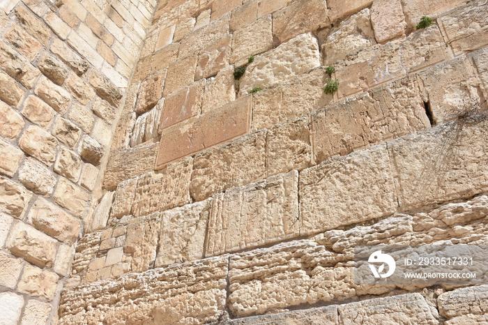 Wailing Wall in Jerusalem, Israel.