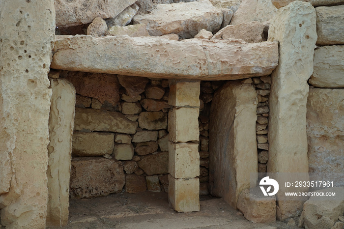 malta megalitic temple archeological site