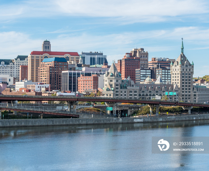 Panaroma of Albany downtown