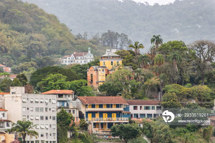 Santa Teresa houses in downtown Rio de Janeiro.