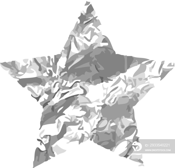 Silver Foil Star