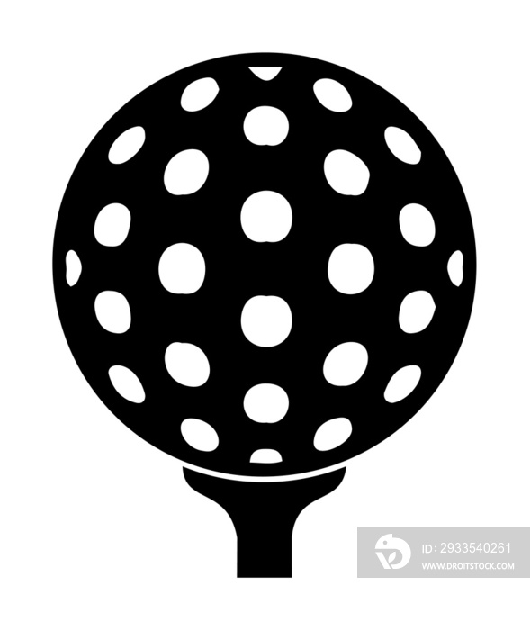 golf ball icon illustration design art