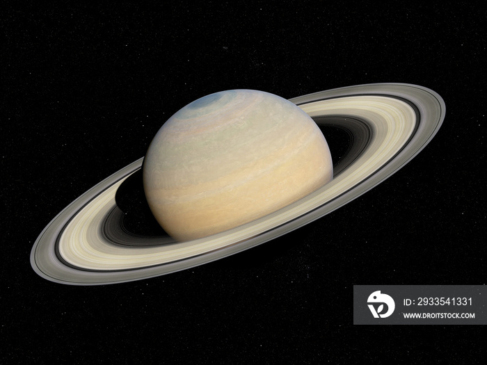 3d rendered illustration of the saturn