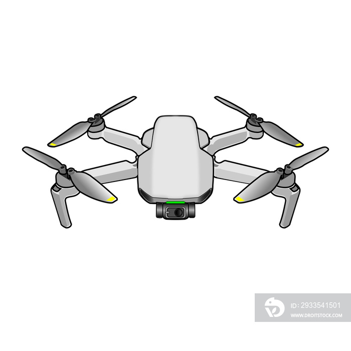 drone with camera cartoon design