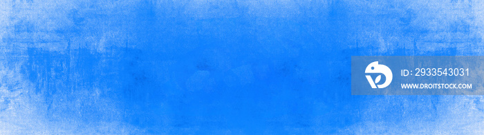 Abstract blue painted paper texture background banner panorama