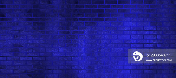 Grunge comic book dark blue dirty brick wall