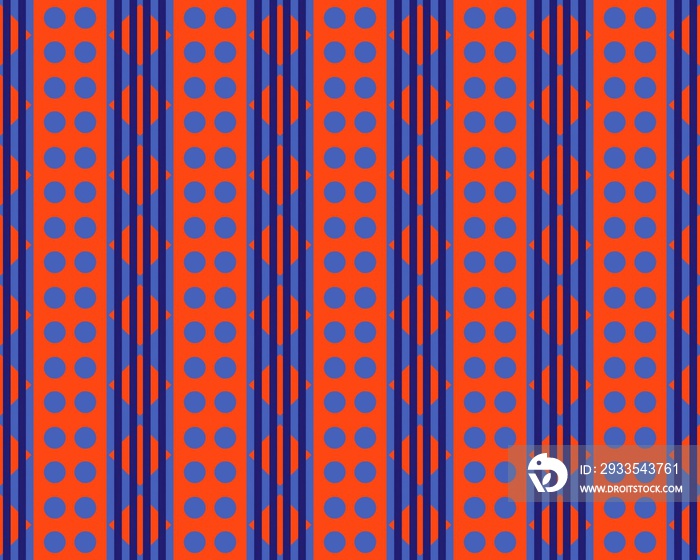 Oriental ethnic seamless repeatable pattern traditional geometric lines stripes background Design