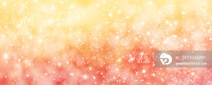 Christmas orange background. The winter background