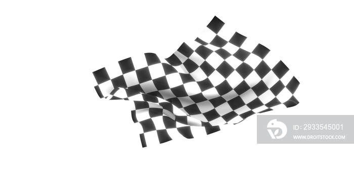 grid abstract background chess checkered flag finish line victory 3d rendering