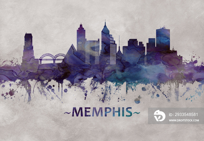 Memphis Tennessee skyline