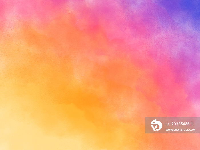 Rainbow watercolor gradient background