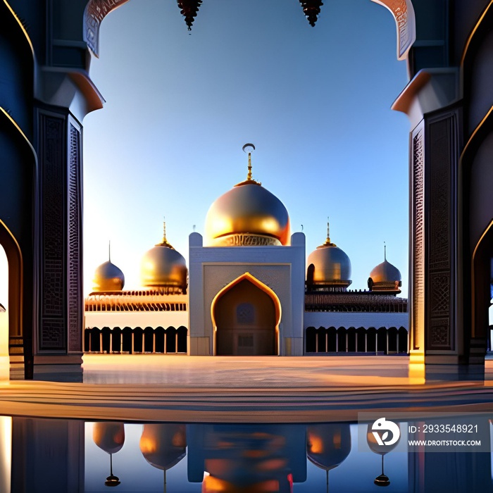 view of the mosque