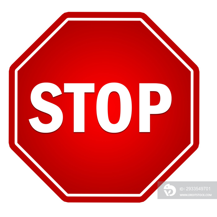 Stop Sign Boards Vector Icons