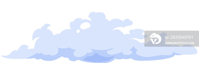 Cloud on blue sky, heaven, weather nature icon