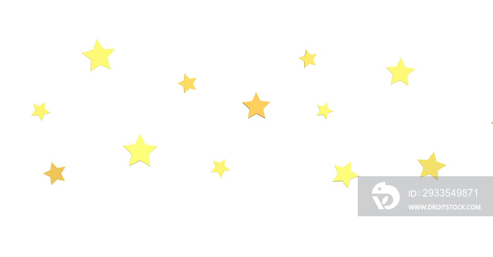 XMAS Stars - stars. Confetti celebration, Falling golden abstract decoration for party, birthday celebrate,