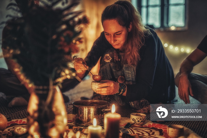 Cacao ceremony, heart opening medicine.