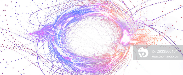 sphere network structure - abstract design connection design