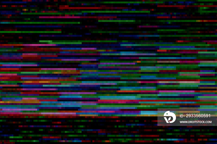 Pixel pattern of a digital glitch / Abstract background, pattern of a digital glitch.