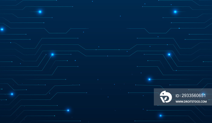 blue futuristic network technology background