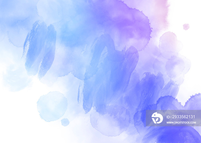 abstract watercolor background, violet colour palette, transparent background, png