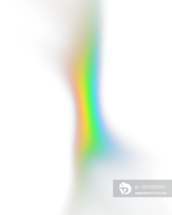 abstract blurry rainbow light element