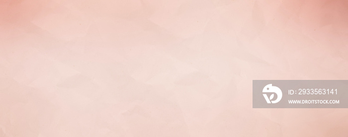 luxurious baby pink abstract background with crumpled paper processed with pastel color