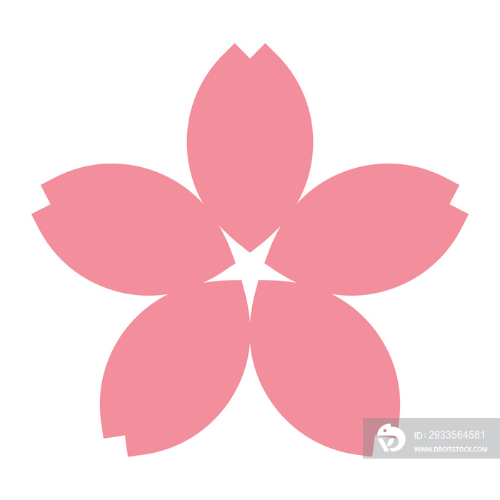 pink Sakura flower element