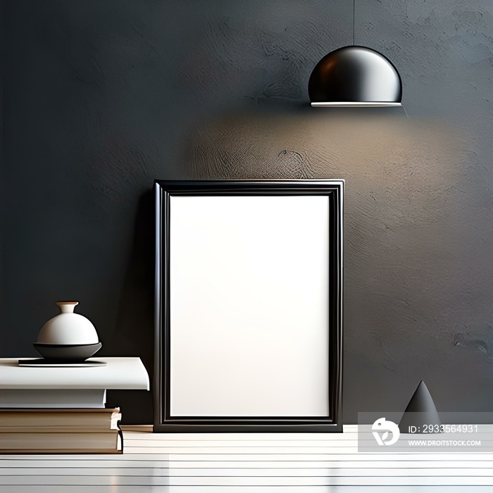 blank frame mockup