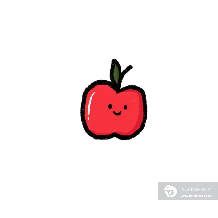 red apple