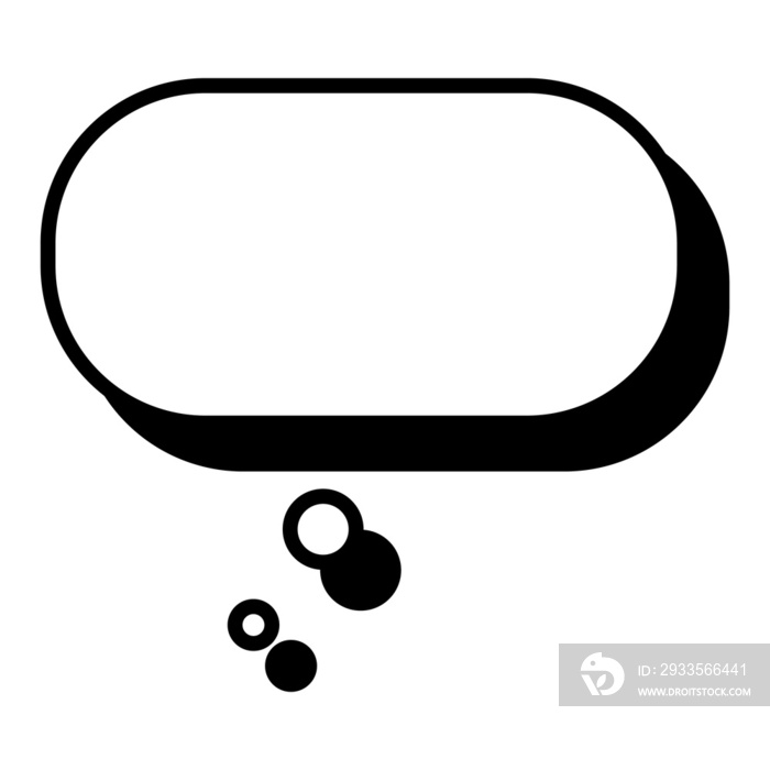 bubble text for comic. blank or empty balloon text for text communication template