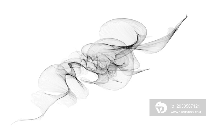 Abstract white puffs of smoke swirls overlay on black background pollution. Royalty high-quality free stock photo image of abstract smoke overlays on black background. White smoke swirl fragments