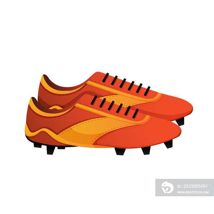 soccer shoes isolated