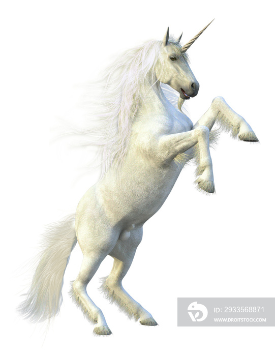 white horse unicorn fantasy creaure