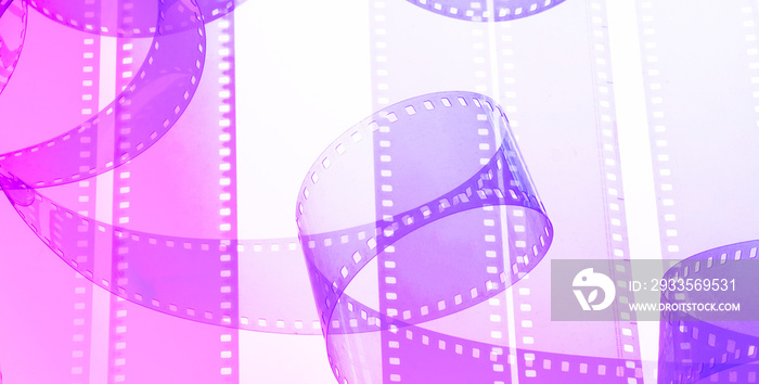 film production media film festival abstract background with film strip.abstract colorful background banner with film strip