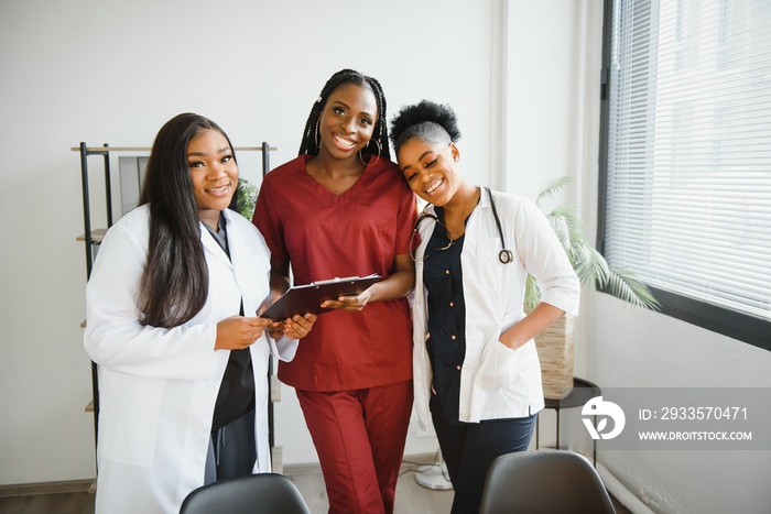 African Medical Team. Diverse Group of Medical Care Providers.