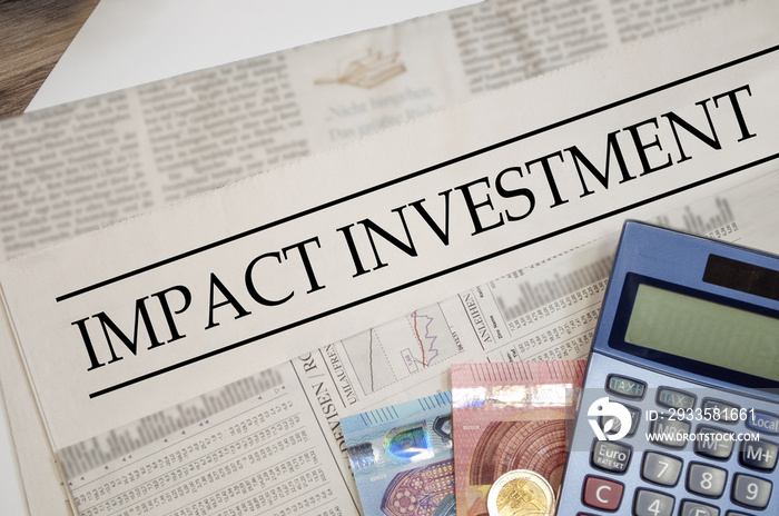 Zeitung mit Impact Investment