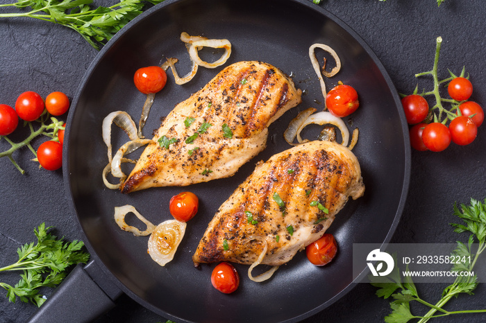 Grilled chicken breast