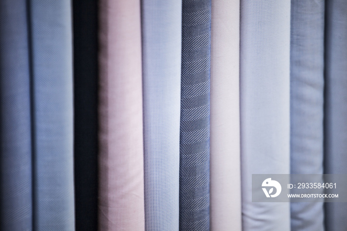 Many types of fine cloth