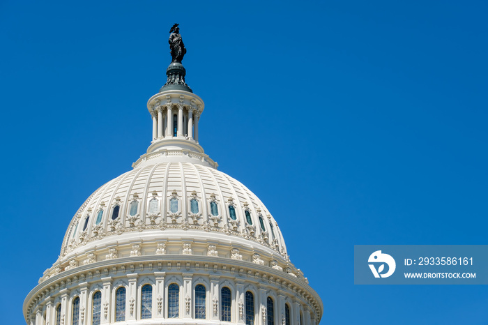 Dome of the US Capitol in Washington D.C.