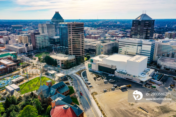 Greensboro skyline