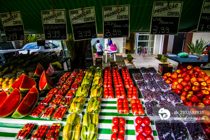 Farmers market in Sao Jose dos Campos Sao Paulo Brazil