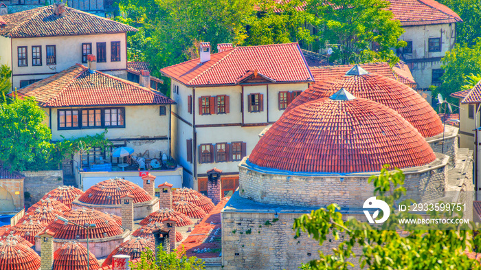 Traditional ottoman houses in Safranbolu, Turkey