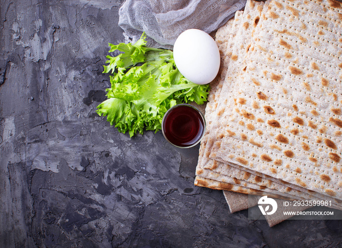 Concept of traditional Jewish celebration Passover seder