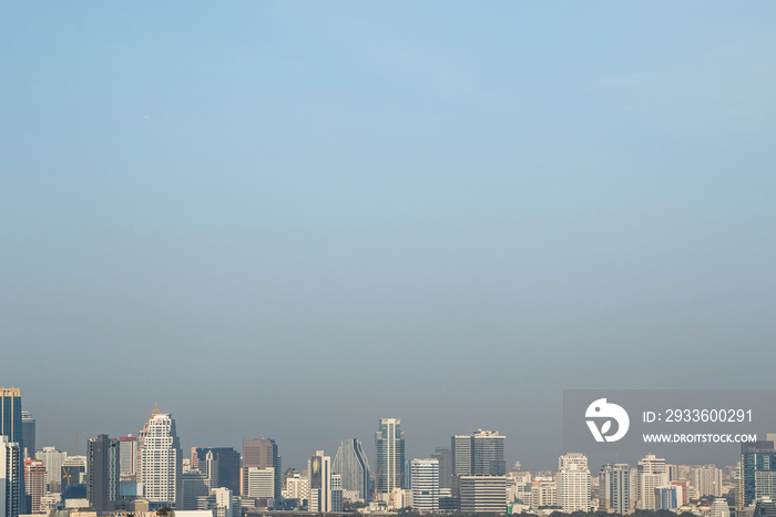 View of the modern Bangkok city