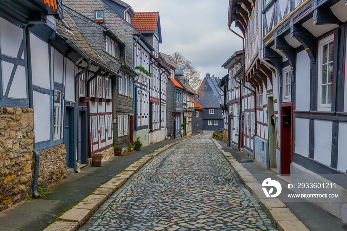 Exploring the Harz Mountains on a cold winter day -