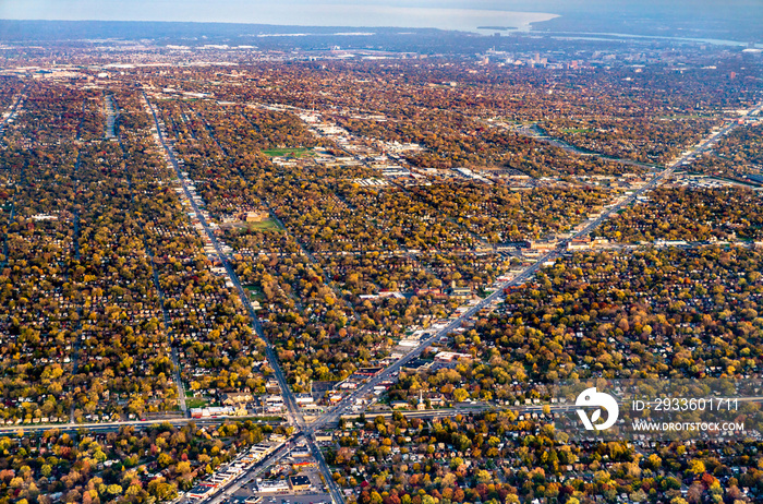 Suburban area near Detroit - Michigan, United States