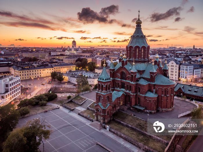 Finland aerial view