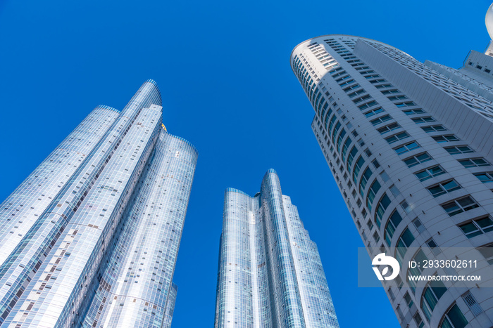 Skyscrapers of Marine city in Busan, Republic of Korea